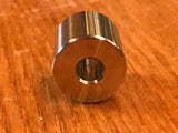 EXTSW 1/4” ID x (3/4”/.740" OD) x 5/8" Thick 316 Stainless Spacer