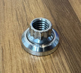 EXTSW BEVELED 7/16” ID x 1" (.990") OD x .250/.160” Thick 316 SS, Fits #401-8306 ARP 12 pt Nut