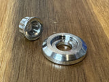 EXTSW BEVELED .323” ID x .938” OD x .188 thick fits  8 mm  ARP Nut 400-8310 and 5/16" Buttonhead Allen Screws Recessed .065 x .545" 316 SS