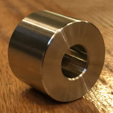EXTSW 1/2” ID x (1 1/8”/ 1.115" OD) x 1" thick 316 Stainless Steel Spacer