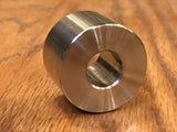 EXTSW 1/2” ID x (1 1/8”/ 1.115" OD) x 3/4" thick 316 Stainless Steel Spacer