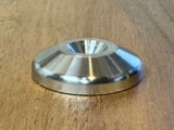 EXTSW BEVELED 1/4" ID x 1 1/2” (1.490") OD x 3/8" Thick 316 SS Countersunk Washer