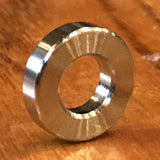 (100 pc) Custom EXTSW 3/8” ID x (3/4”/.740" OD) x .140” thick 304 Stainless Spacers