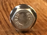 (100 pc) Custom EXTSW 3/8” ID x ( 3/4” /.740")  OD x .280” thick 304 Stainless Spacers