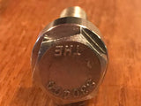 (4 pc) Custom EXTSW 9/16" ID x 1" OD x 7/16" Thick 316 Stainless Spacers