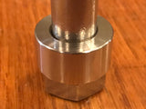 (4 pc) Custom EXTSW 9/16" ID x 1" OD x 7/16" Thick 316 Stainless Spacers