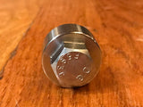 EXTSW 1/2” ID x (1 1/8”/ 1.115" OD) x 3/8 Thick 316 Stainless Spacer