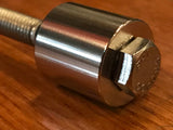 (200 pc) Custom EXTSW 3/8” ID x 1” OD x 1" long 304 Stainless Spacers