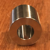 EXTSW  5/8” ID x ( 1” / .990" OD) x 7/8” thick 316 Stainless Spacer