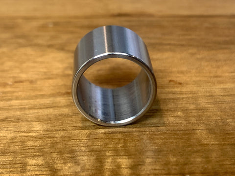 EXTSW  ( 9/16"/ 14.6 mm) ID x 18.8 mm OD x 40 mm thick 316 Stainless Spacer