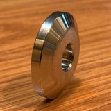 EXTSW BEVELED 3/8” ID x 1 1/4" (1.240") OD x 1/4” Thick 316 Stainless Washer