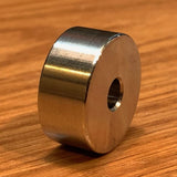 EXTSW 1/4” ID x 1" (.990") OD x 7/16” Thick 316 Stainless Spacer
