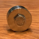 EXTSW 1/4” ID x 1" (.990") OD x 7/16” Thick 316 Stainless Spacer
