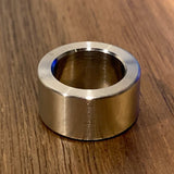 EXTSW 1/2” ID x (3/4”/.740" OD) x 3/8" thick 304 Stainless Spacer
