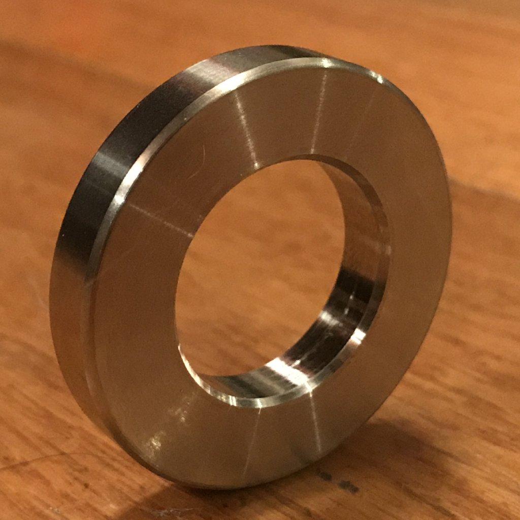 EXTSW 20 mm ID x 38 mm OD x 6.3 mm thick 304 Stainless Washer