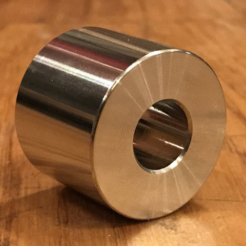 EXTSW 13.21 mm ID x 31.5 mm OD x 25.4 mm thick 316 Stainless Spacer