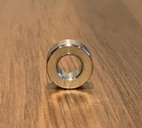 (120 pc) Custom Extsw 1/4” ID x (1/2”/ .490") OD x 1/4” thick 316 Stainless Spacers