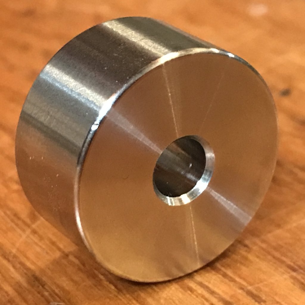 EXTSW 1/4” ID x 1” OD x 1/2” Thick 304 Stainless Spacer
