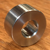 7/16” ID x 1” OD x 1/2” Thick 316 Stainless Spacer