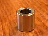 EXTSW 7/16” ID x 3/4” (.740")  OD x 3/4" thick 304 Stainless Steel Spacer