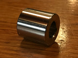 EXTSW 1/4” ID x 1/2” (.490") x 3/4" Thick 316 Stainless Spacer