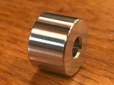 EXTSW 1/4” ID x (3/4”/.740" OD) x 1/2” Thick 304 Stainless Spacer