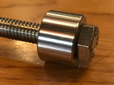 EXTSW 5/16” ID x (3/4”/ .740") x 1/2” Thick 304 Stainless Spacer