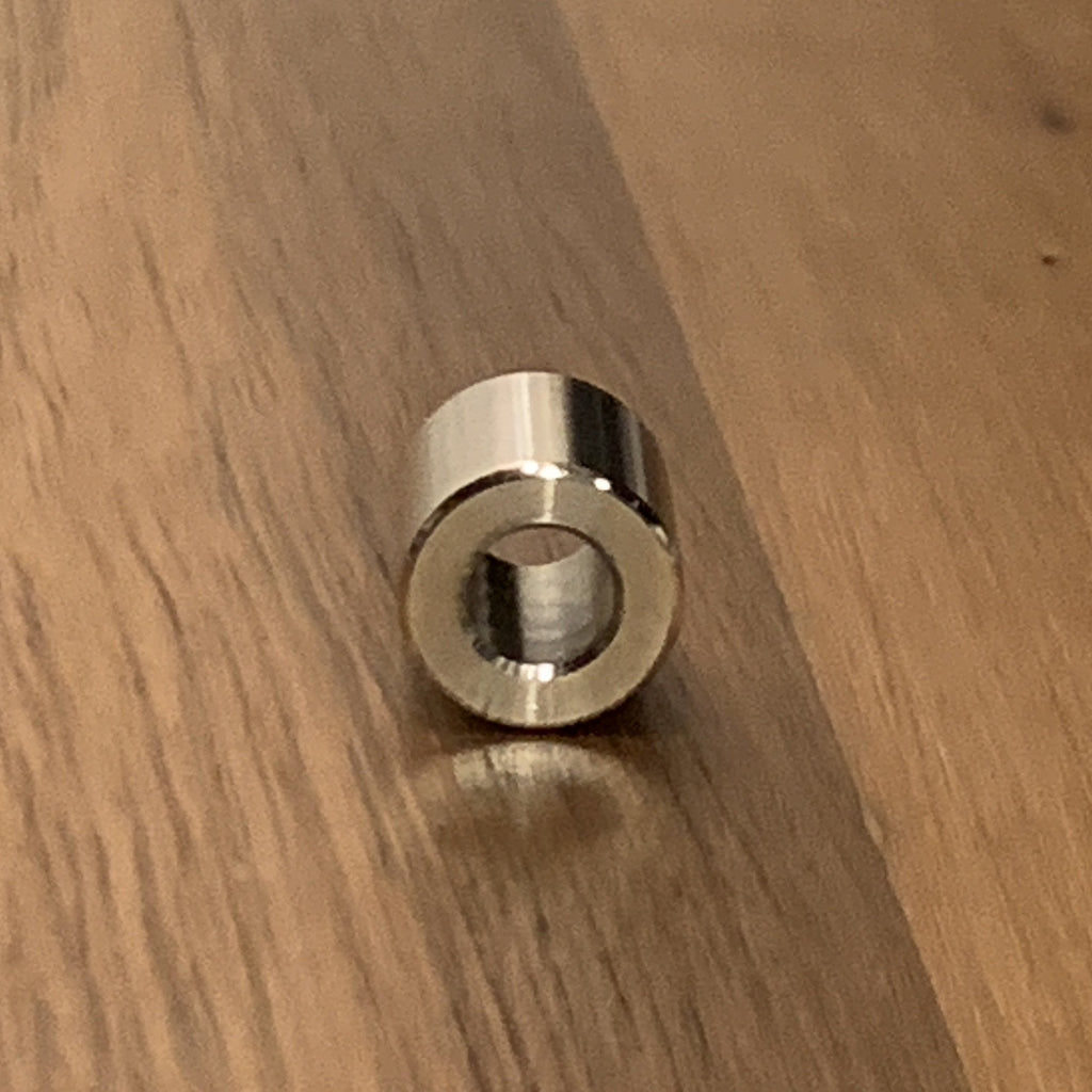 EXTSW 1/4” ID x 1/2” (.490") OD x 1/2” thick 316 Stainless Washer