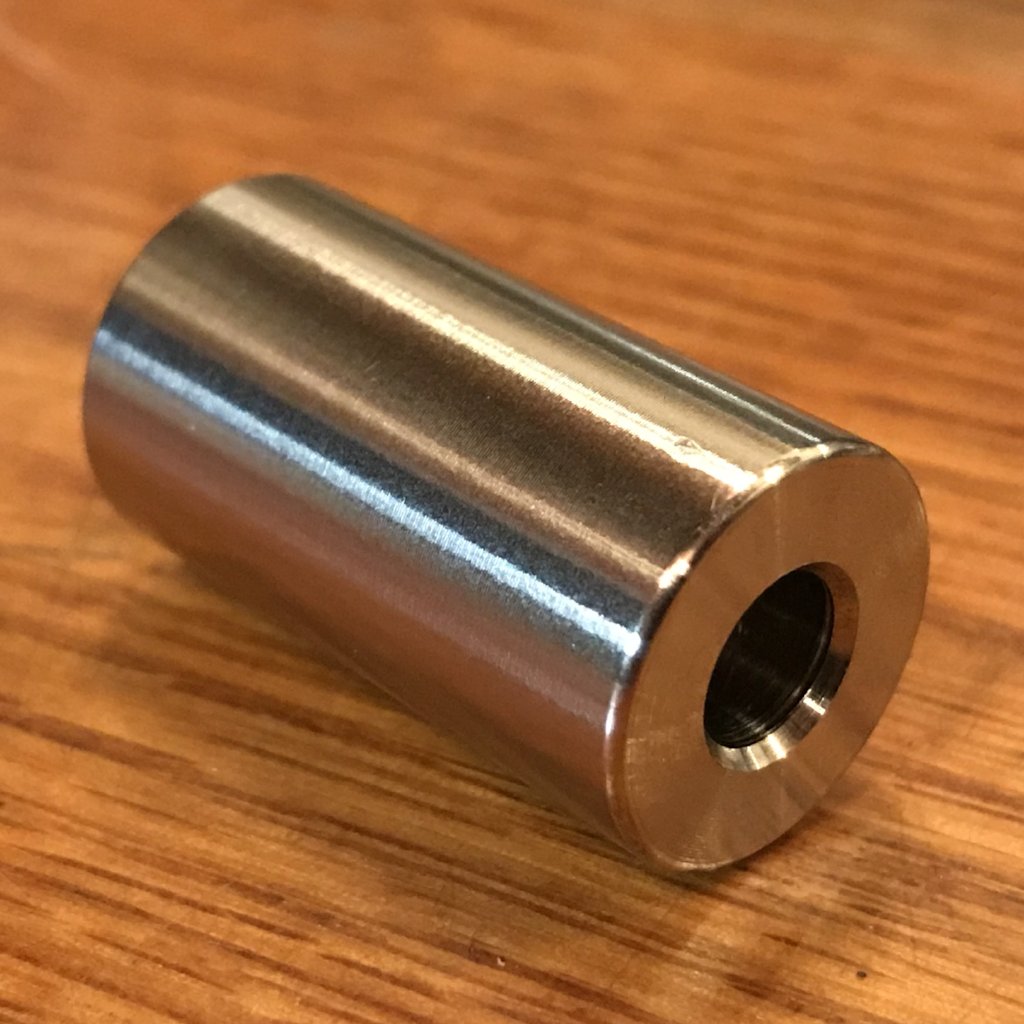 EXTSW 1/4" ID x 5/8” (.615") OD x 1 1/8" Long 316 Stainless Spacer