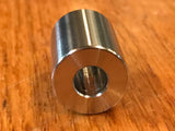 EXTSW 1/4" ID x (1/2”/ .490")  x 7/8" Long 316 Stainless Spacer