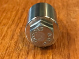 EXTSW 5/16" ID x (3/4”/.740" OD) x 1 1/8" Long 316 Stainless Spacer
