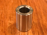 EXTSW 7/16" ID x (3/4”/.740" OD) x 1" Long 316 Stainless Spacer