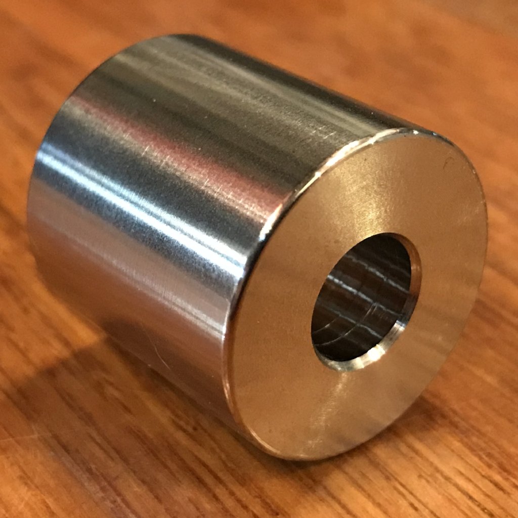 EXTSW 3/8” ID x 1” OD x 1 inch long 304 Stainless Spacer