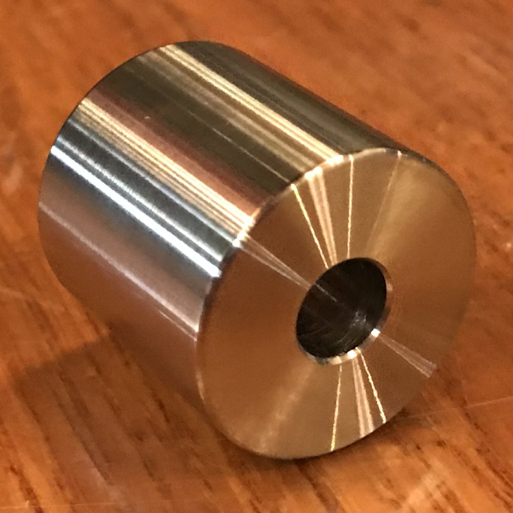 EXTSW 5/16” ID x (1" / .990")  OD x 1” thick 316 Stainless Spacer