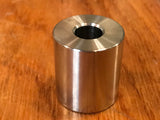 EXTSW  7/16” ID x ( 1 1/8” / 1.115") OD x 1 1/4” thick 304 Stainless Spacer