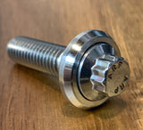 EXTSW BEVELED 3/8” ID x 7/8” (.865") OD x .158/.125” Thick 316 SS, Fits #613 ARP Bolts