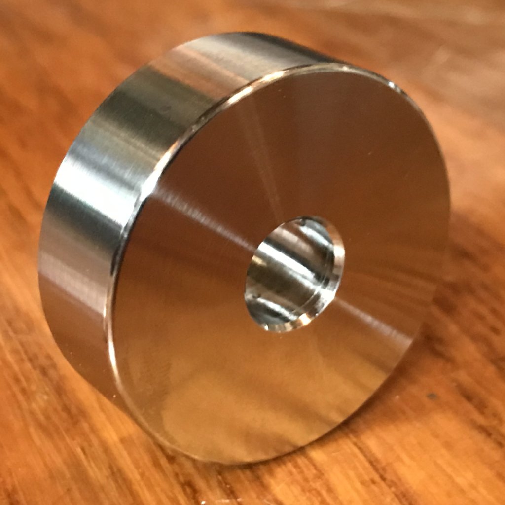 EXTSW 3/8" ID x ( 1 1/2” / 1.490") OD x 1/2" Thick 304 Stainless Spacer