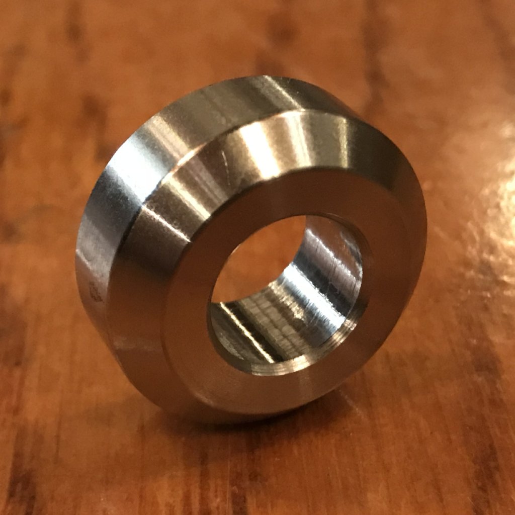 extsw 7/16” ID x 15/16” OD x 3/8” thick beveled 316 Stainless Washer