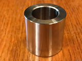 EXTSW 3/4" / .757” ID x  ( 1 1/4" / 1.240") OD x 1 1/4” Thick 316 Stainless Spacer