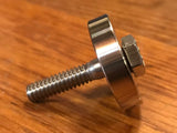 EXTSW 1/4” ID x ( 1 1/8" / 1.115") OD x 1/4” Thick 316 Stainless Washer