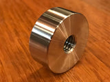 EXTSW 3/8-16 tapped / threaded ID x 1.240" OD x 1/2" Thick 316 SS Boss
