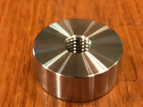 EXTSW 5/16-18 tapped / threaded ID x 3/4" OD x 1/4" Thick 304 SS Boss