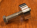 EXTSW 5/16-18 tapped / threaded ID x 3/4" OD x 1/4" Thick 304 SS Boss