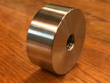 EXTSW 1/2-13 Tapped / Threaded ID x 2" OD x 7/8" Thick 304 Stainless Spacer / Boss