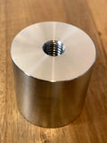(220 pc) Custom EXTSW (1/2-13" Tapped ID) x (2" OD) x (2" and 1" Beveled Thick) 316 Stainless Spacer