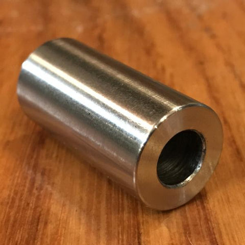 3/8" ID x 3/4" OD x 1 1/2" thick 316 stainless spacer