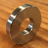 (100 pc) Custom EXTSW  12.2 mm ID x 23 mm OD x 4.4 mm thick 304 stainless spacers