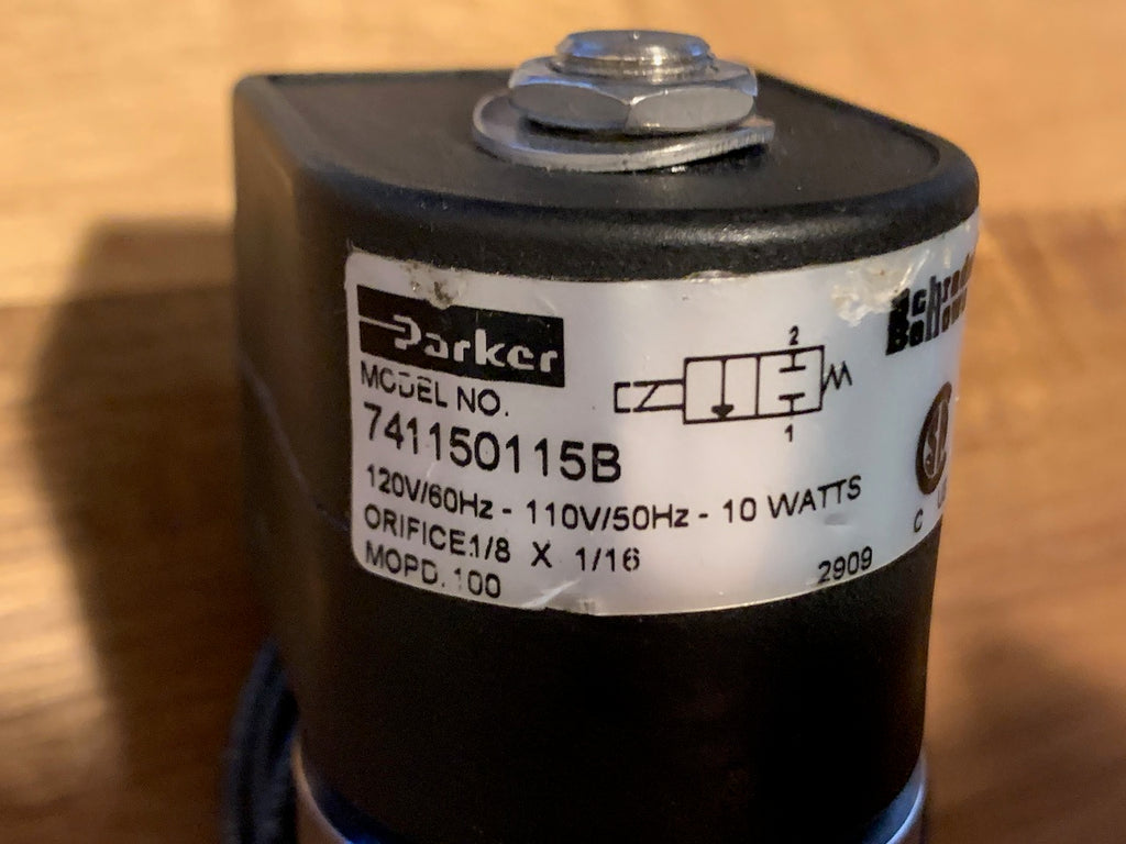 New Parker Schrader Bellows electric air valve 741150115B- No Box