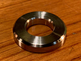 EXTSW BEVELED 14.57 mm ID x 28 mm OD x 5 mm Thick 316 SS Washer