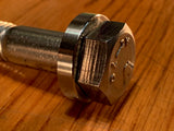 EXTSW 14.57 mm ID x 27.35 mm OD x 5.5 mm thick 316 stainless washer.